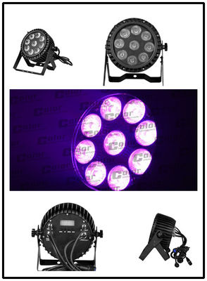 Çin 15W 5-in-1 LED&amp;#39;ler RGBAW DMX512 LED Par Can Işıkları küçük konserler / TV stüdyosu için Tedarikçi