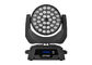 360F Hareketli Kafa RGBW 4&amp;#39;ü Bir Arada LED Yıkama Zoom Sesli Işıklar Kilise / Sinema İçin Tedarikçi